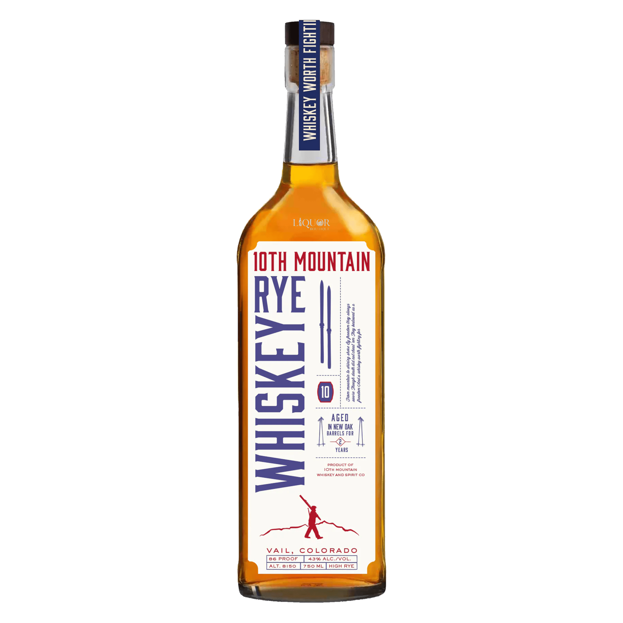 10th Mountain Rye Whiskey - Liquor Boutique