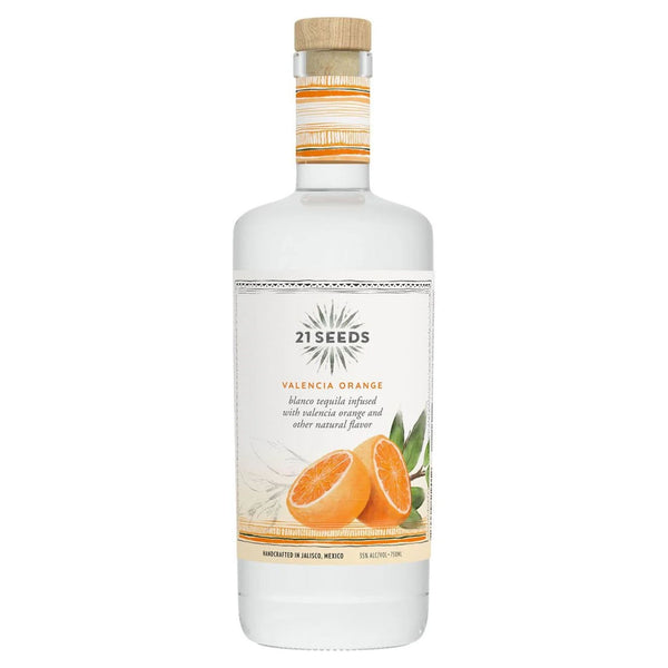 21 Seeds Valencia Orange Tequila 750ml - Liquor Boutique