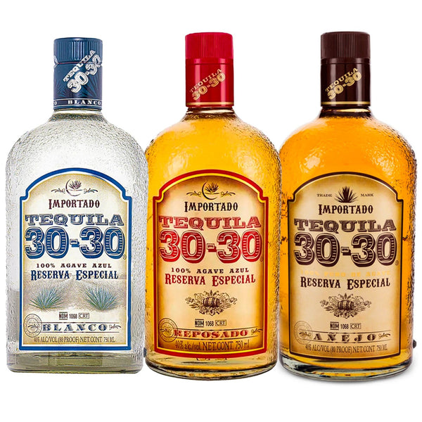 30‑30 Reserva Especial Blanco, Reposado, & Añejo Bundle - Liquor Boutique