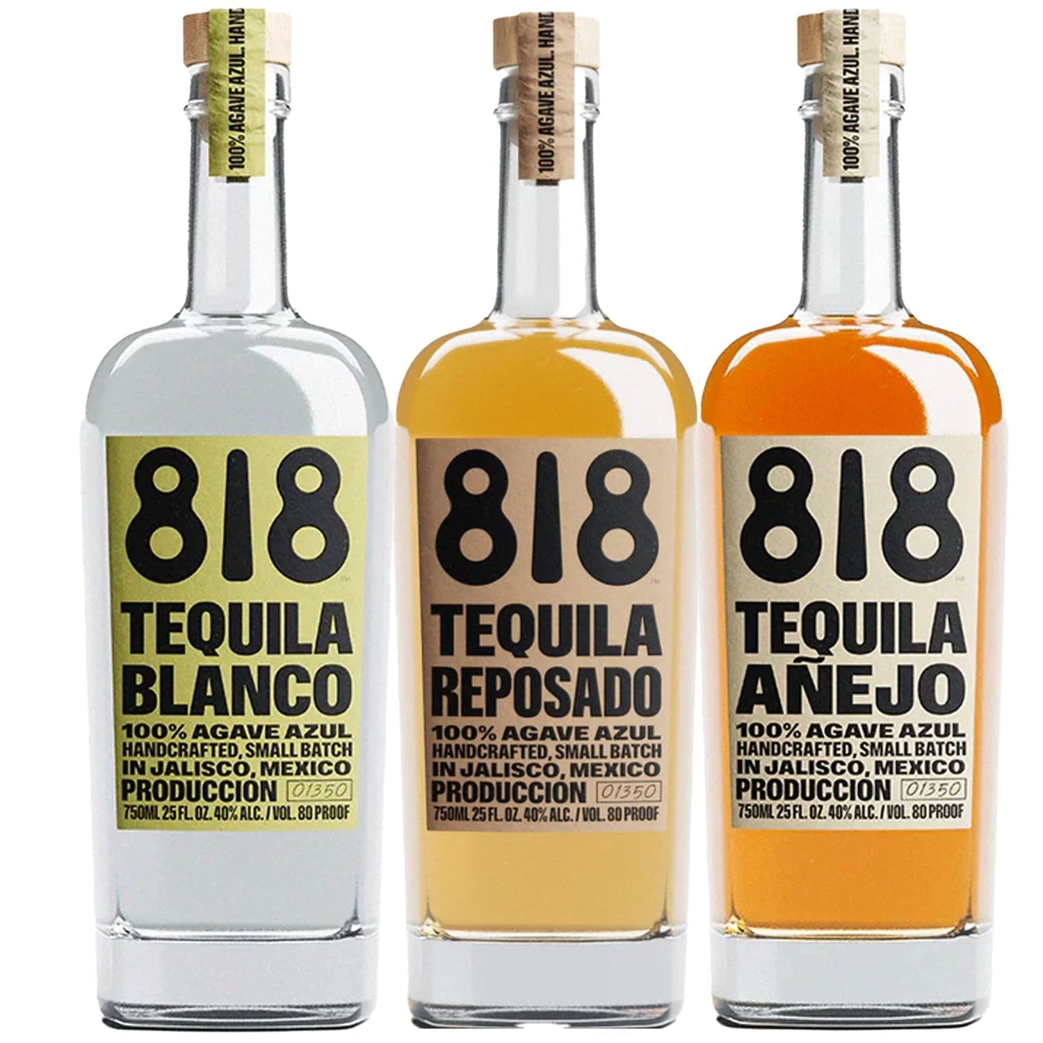 818 Blanco, Reposado & Añejo Tequila Bundle - Liquor Boutique