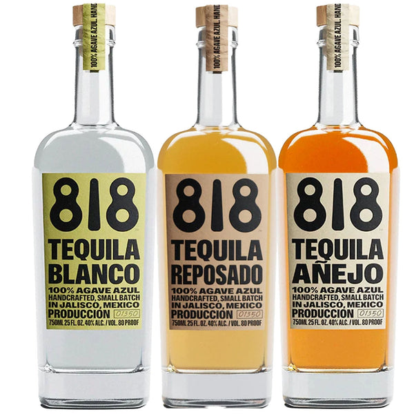818 Blanco, Reposado & Añejo Tequila Bundle - Liquor Boutique