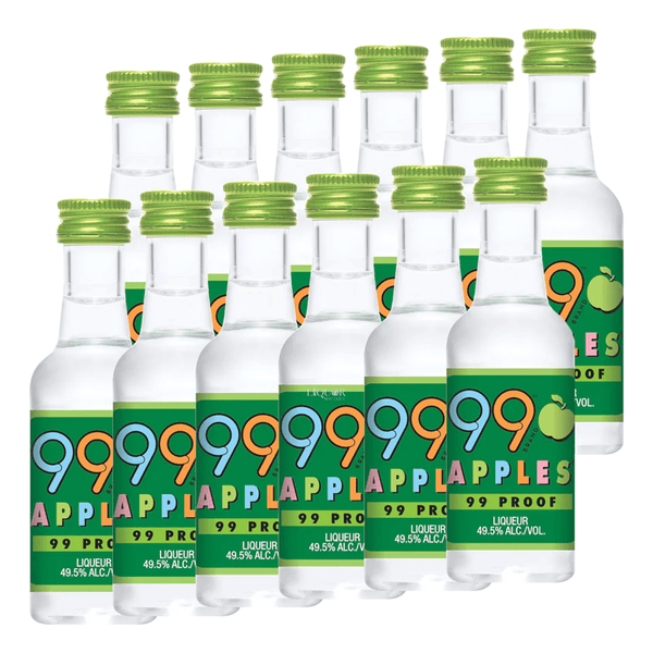 99 Apple Schnapps 12 Pack 50ml - Liquor Boutique