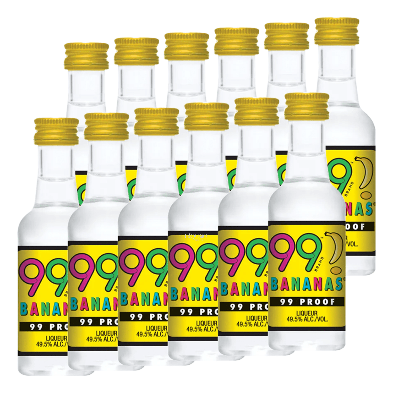 99 Banana Schnapps 12 Pack 50ml - Liquor Boutique