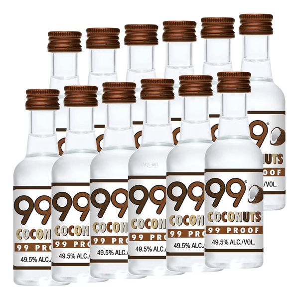 99 Coconut 12 Pack 50ml - Liquor Boutique