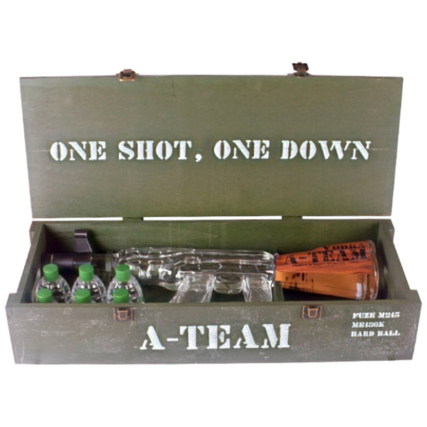 A-Team AK-47 Vodka Rifle with Grenades Set 750ml - Liquor Boutique