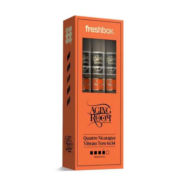 Aging Room Quattro Nicaragua Vibrato Toro 6x54 FreshBox | Cigar 3-Pack - Liquor Boutique