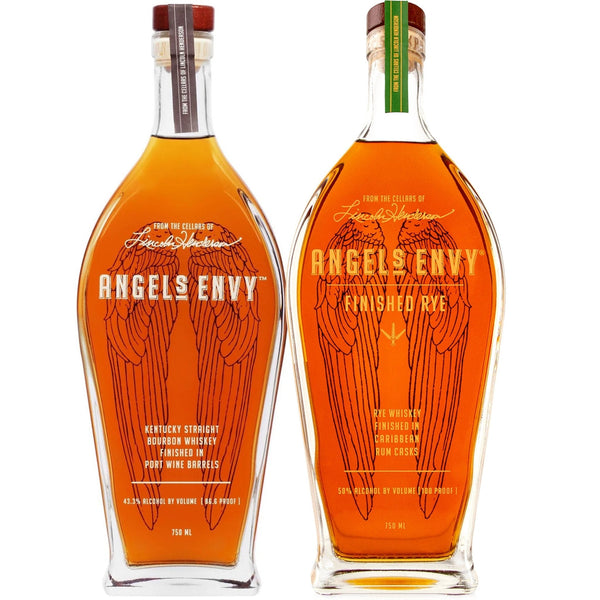 Angel’s Envy Kentucky Straight Bourbon Whiskey & Finished Rye Whiskey Bundle - Liquor Boutique