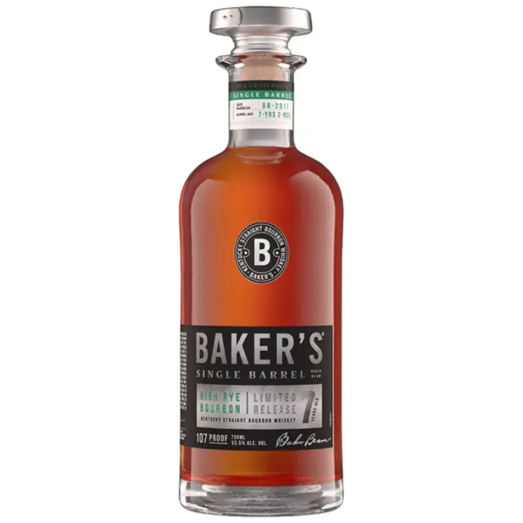 Baker's Single Barrel High Rye Bourbon 750ml - Liquor Boutique