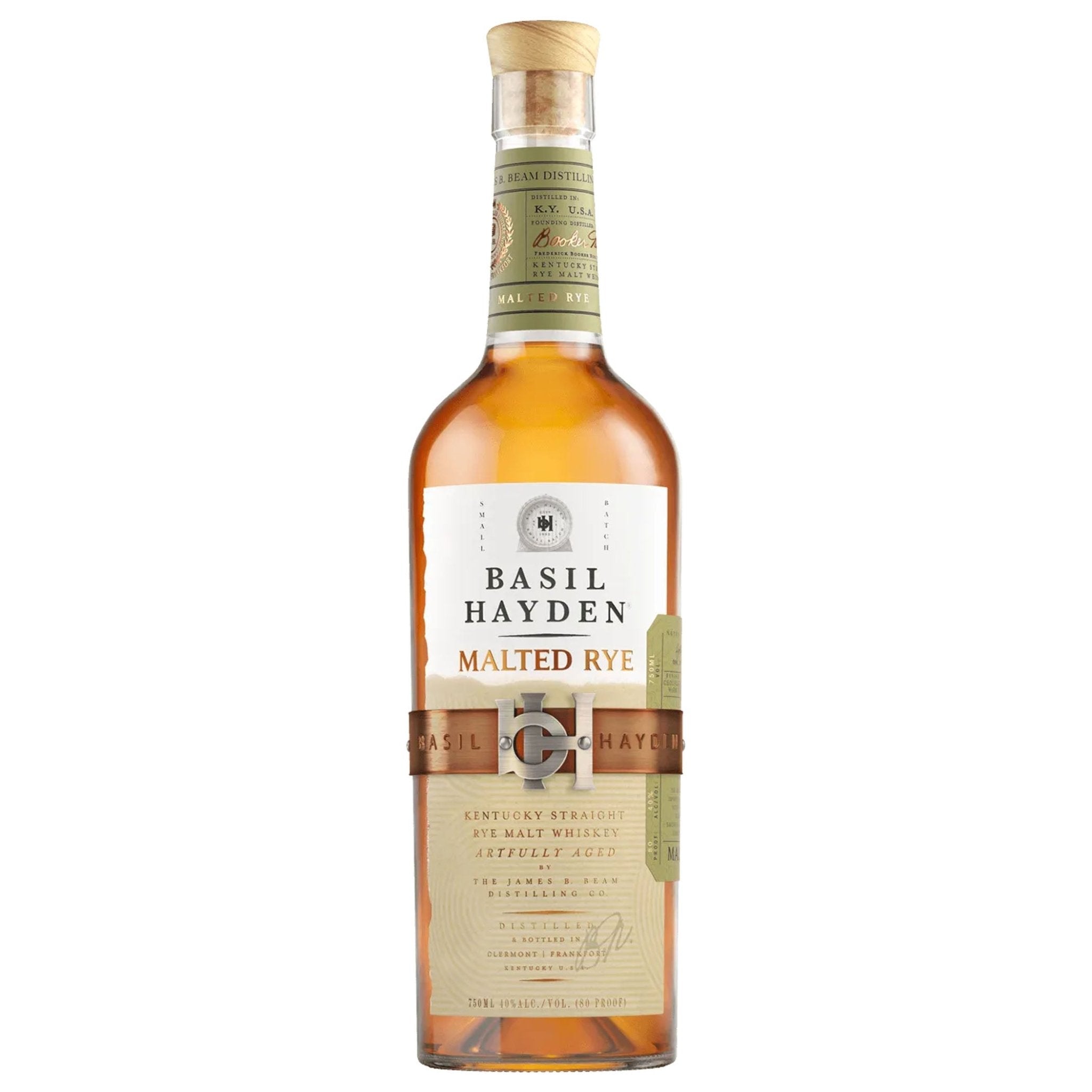 Basil Hayden Malted Rye Whiskey 750ml - Liquor Boutique