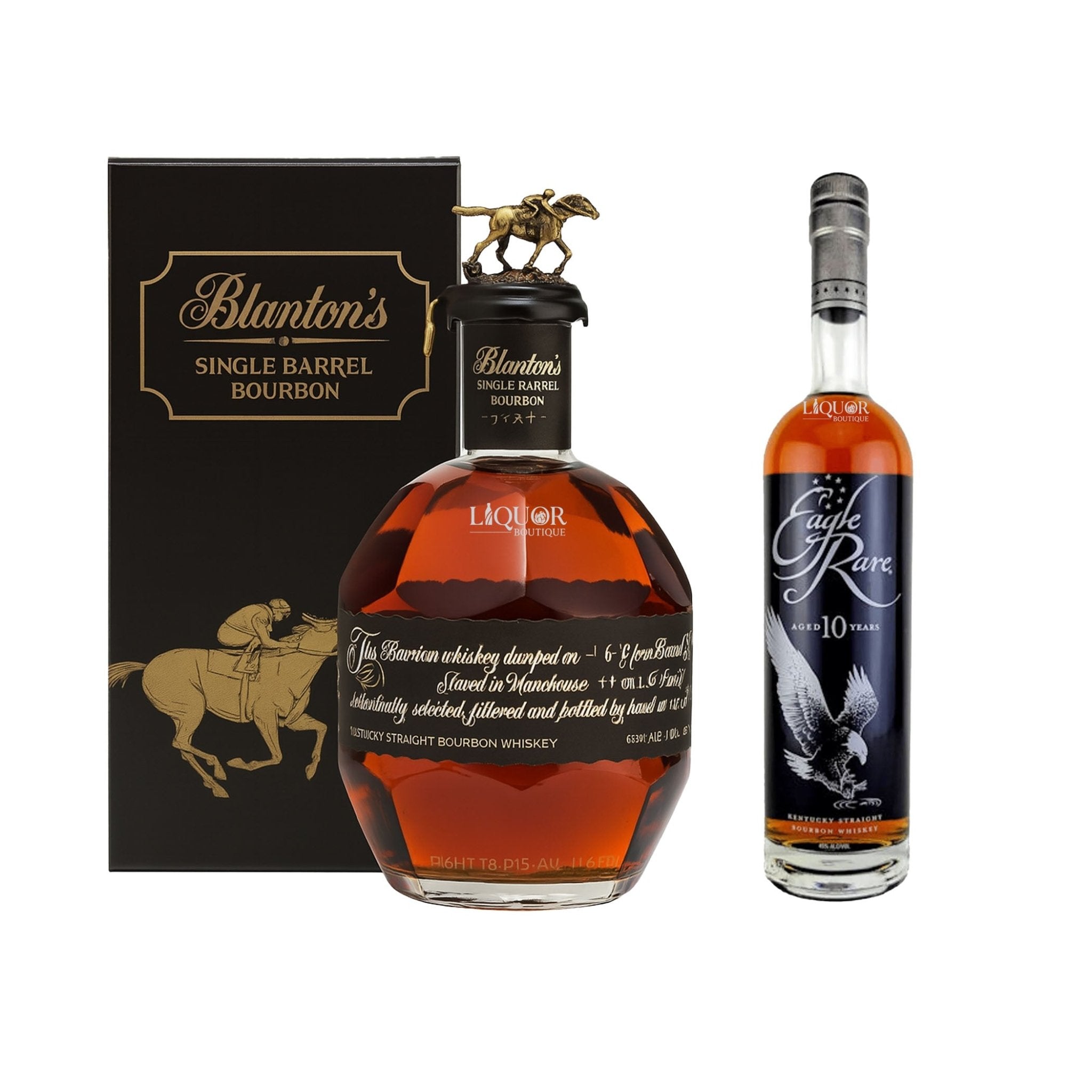 Blanton's Black Barrel & Eagle Rare Bourbon Bundle - Liquor Boutique