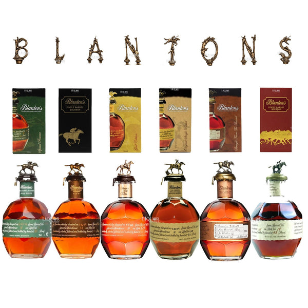 Blanton’s Full Collection HORSE Line Up Bourbon Whiskey - Liquor Boutique