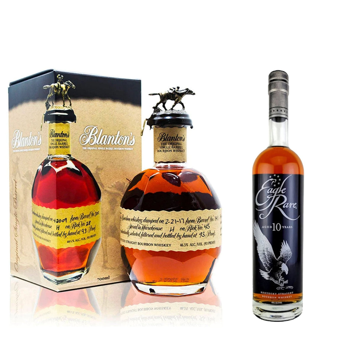 Blanton's Single Barrel & Eagle Rare Bourbon Whiskey Bundle - Liquor Boutique