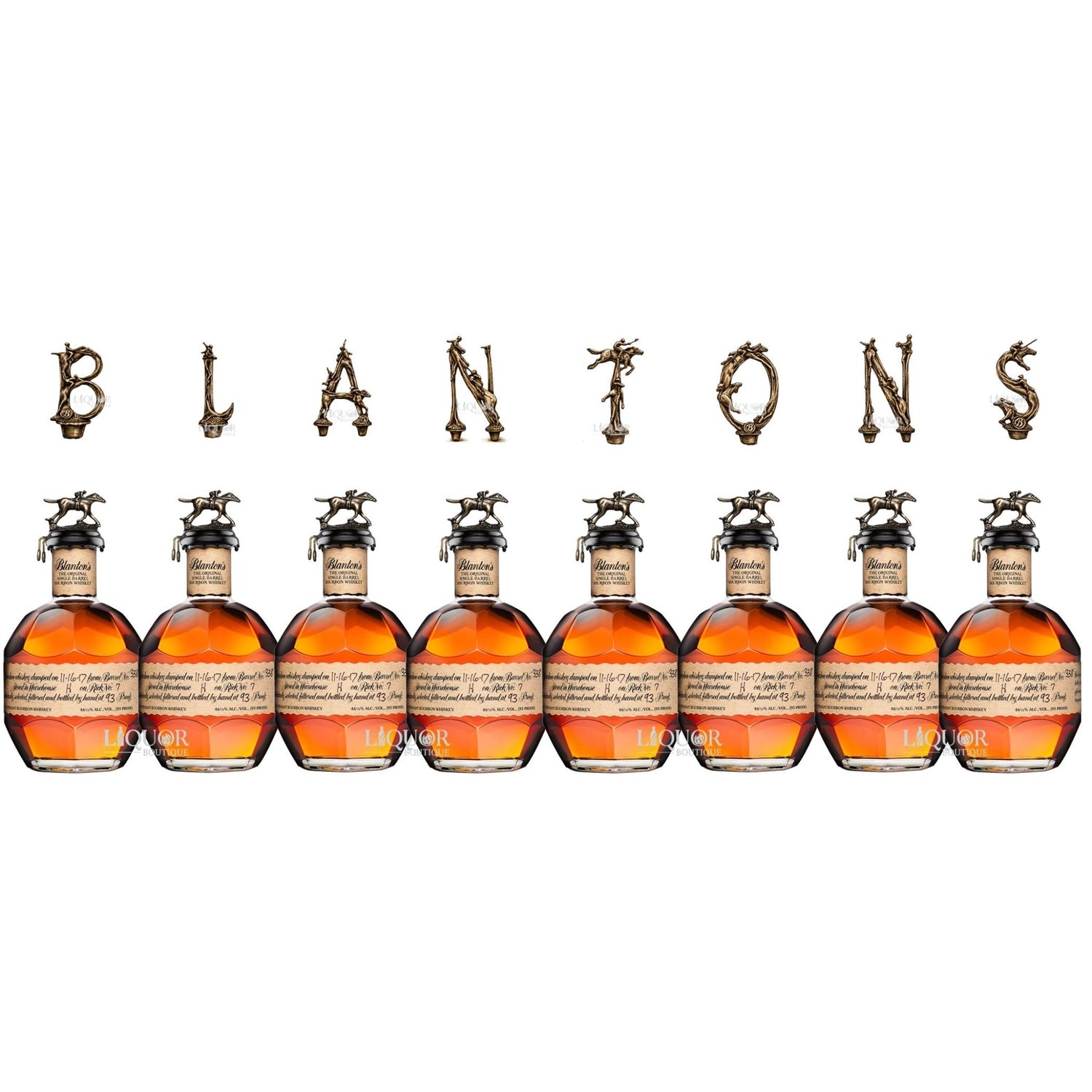 Blanton's Single Barrel Full Set Horse Collection 8 Pack - Liquor Boutique