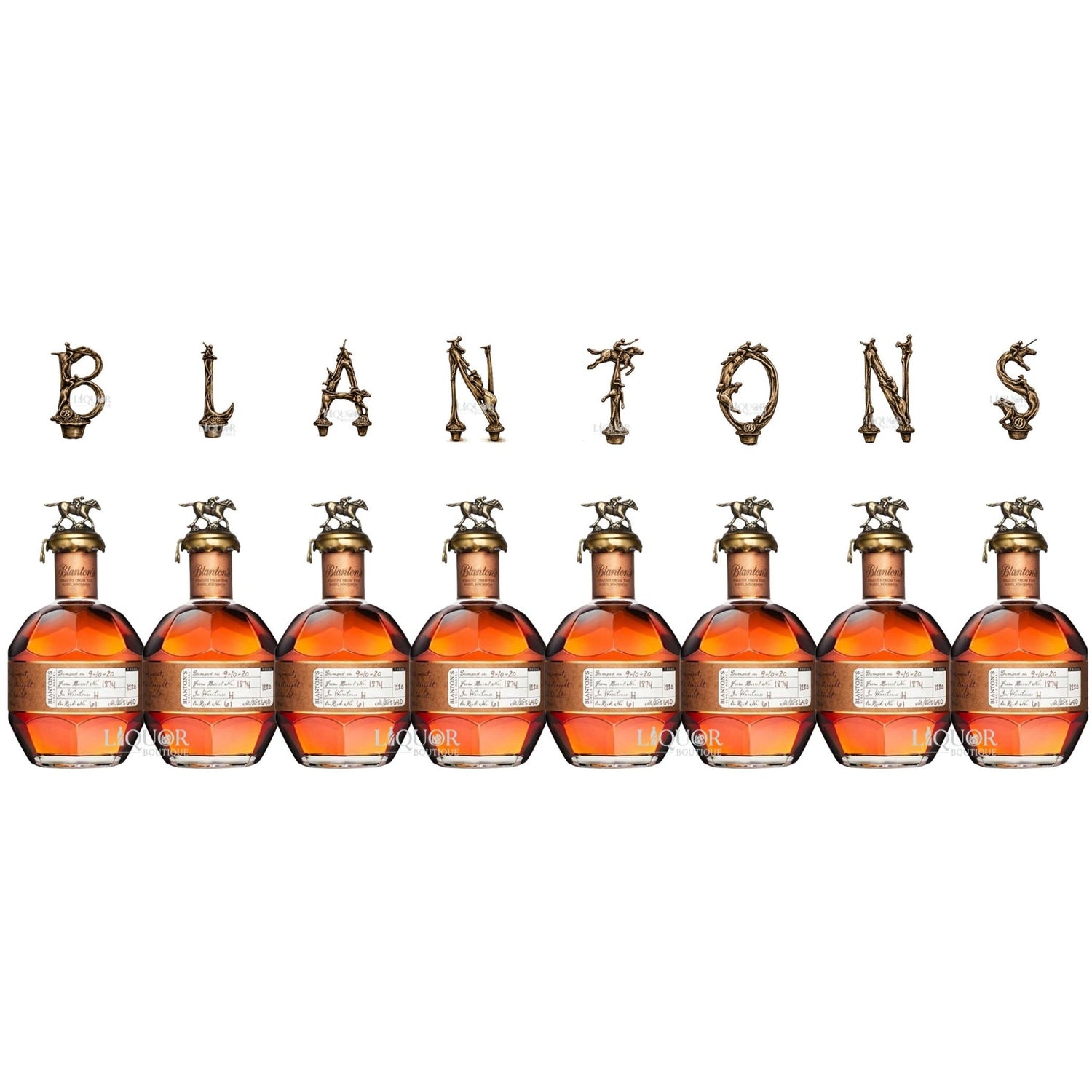 Blanton’s Straight From The Barrel Full Set Horse Collection 8 Pack - Liquor Boutique