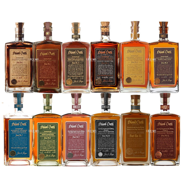 Blood Oath Pact No. 1–12 Bourbon Whiskey Collection Bundle 750ml - Liquor Boutique