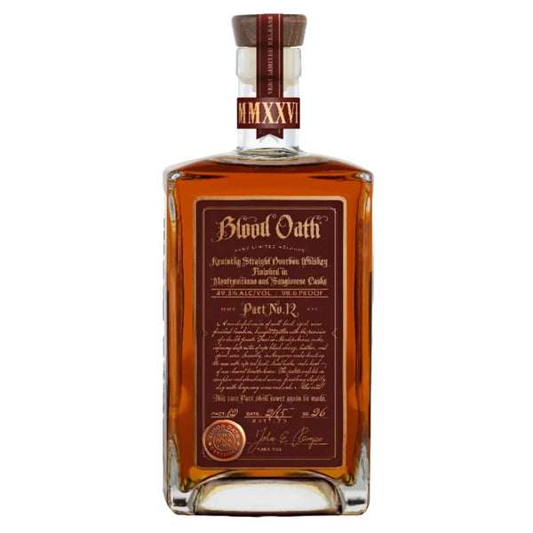 Blood Oath Pact No. 12 2026 Kentucky Straight Bourbon Whiskey - Liquor Boutique