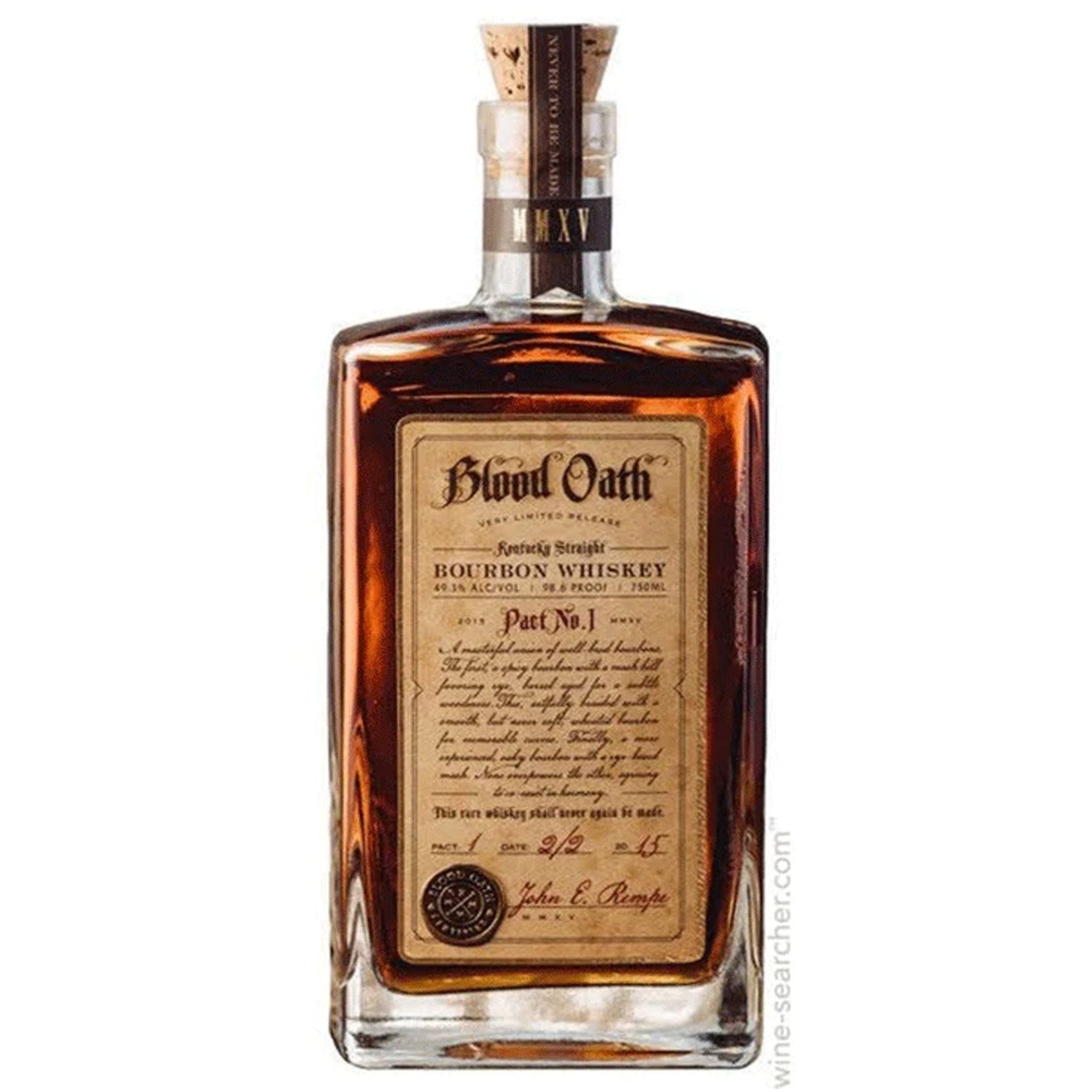 Blood Oath Pact No.1 - 11 Bourbon Whiskey - Liquor Boutique