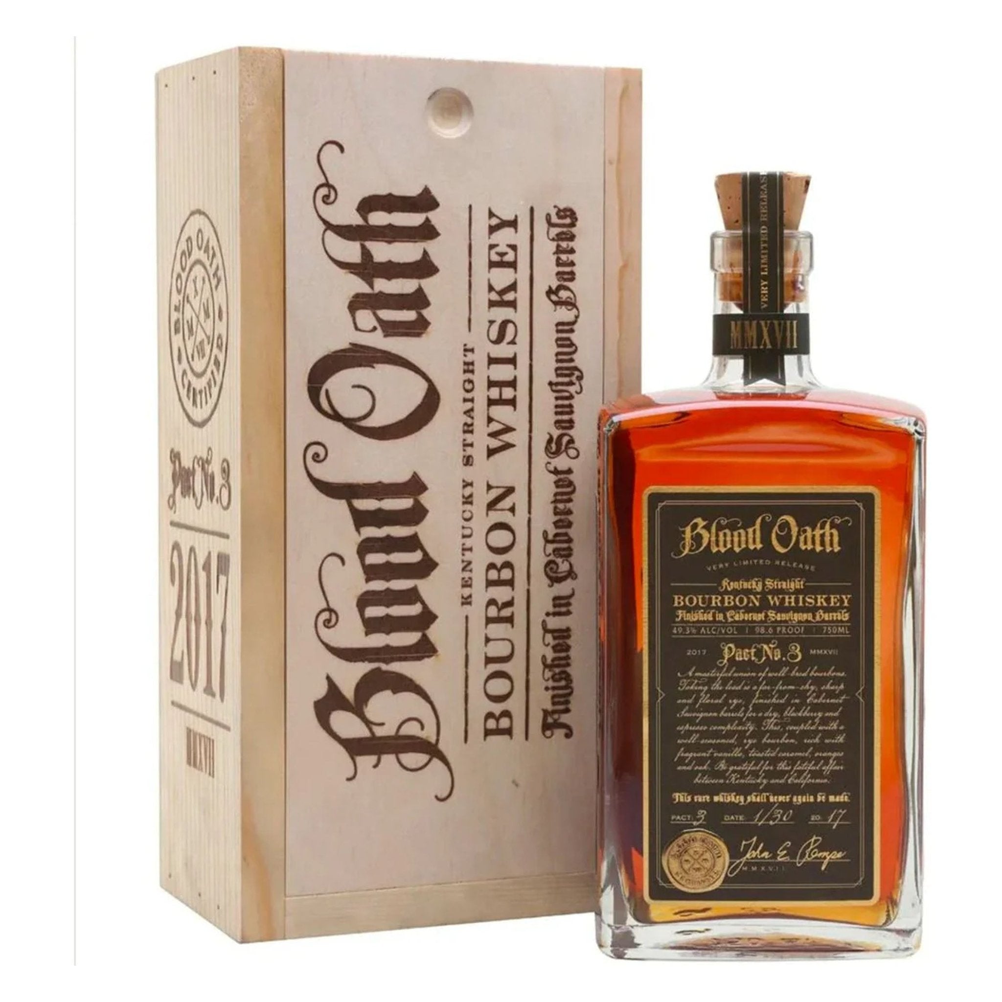 Blood Oath Pact No.1 - 11 Bourbon Whiskey - Liquor Boutique