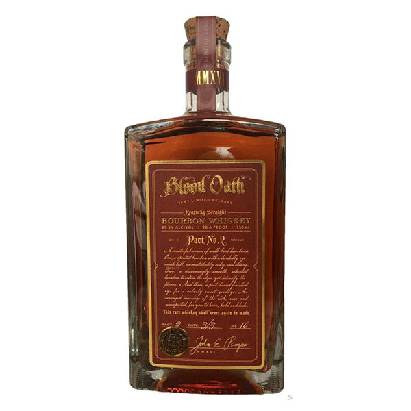 Blood Oath Pact No.2 Bourbon Whiskey - Liquor Boutique