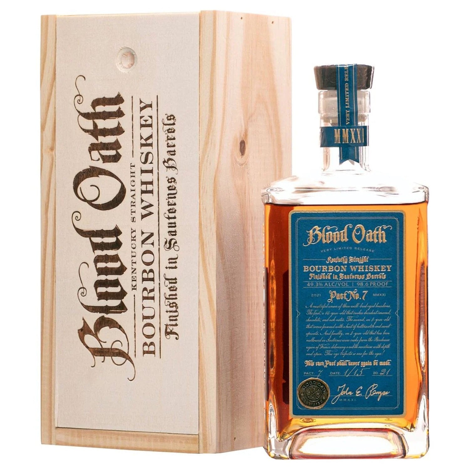 Blood Oath Pact No.7 Bourbon Whiskey - Liquor Boutique