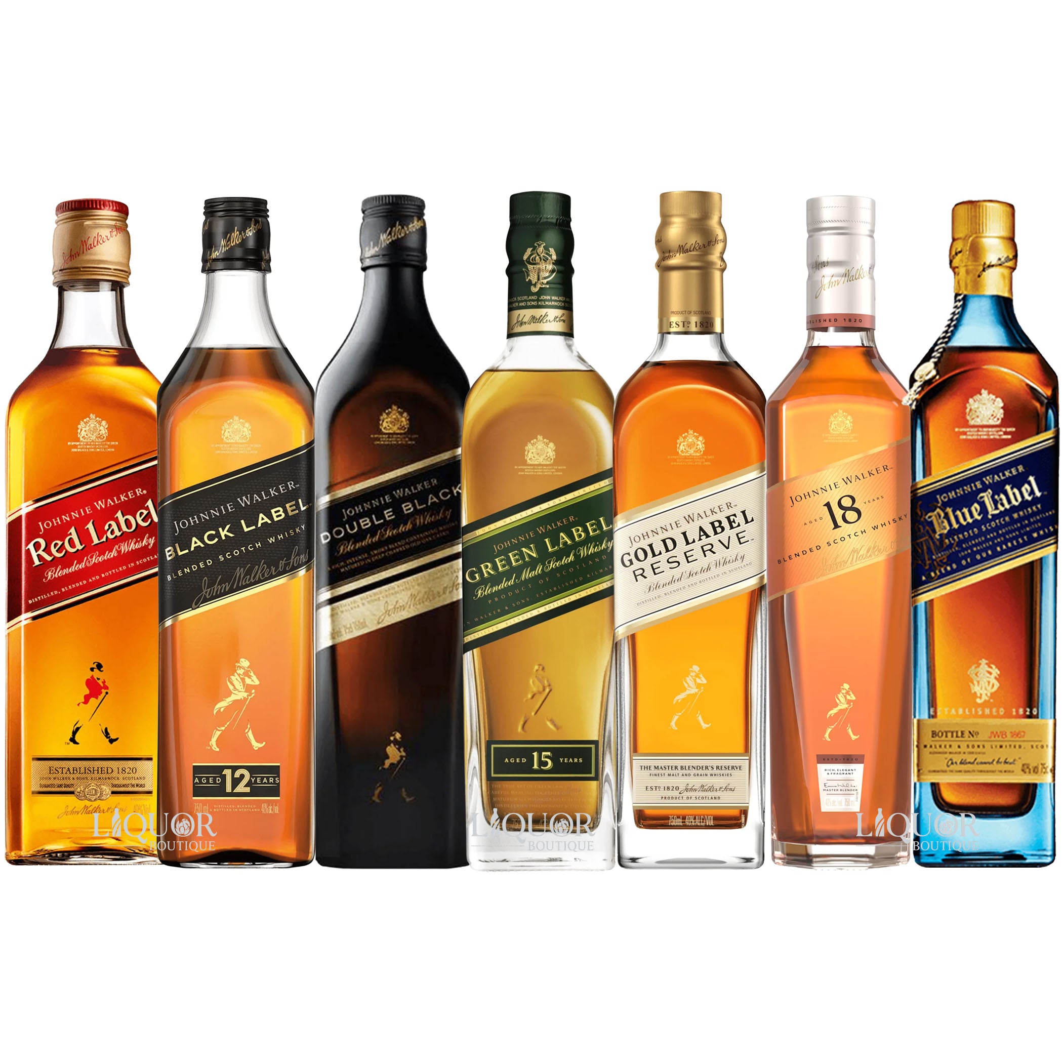 Johnnie Walker Collection Set 750ml – Liquor Boutique