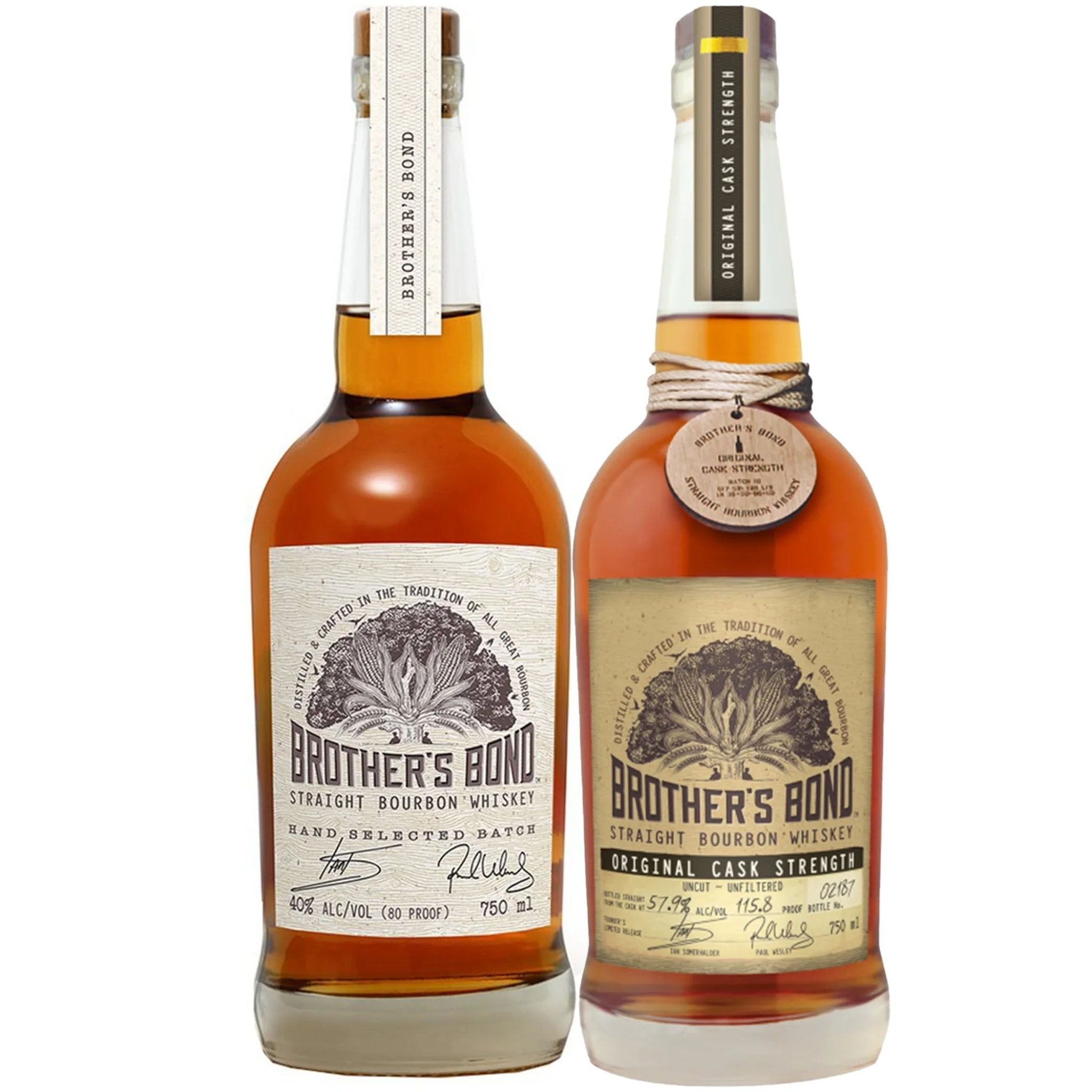 Brother's Bond Straight & Cask Strength Bourbon Whiskey Bundle - Liquor Boutique