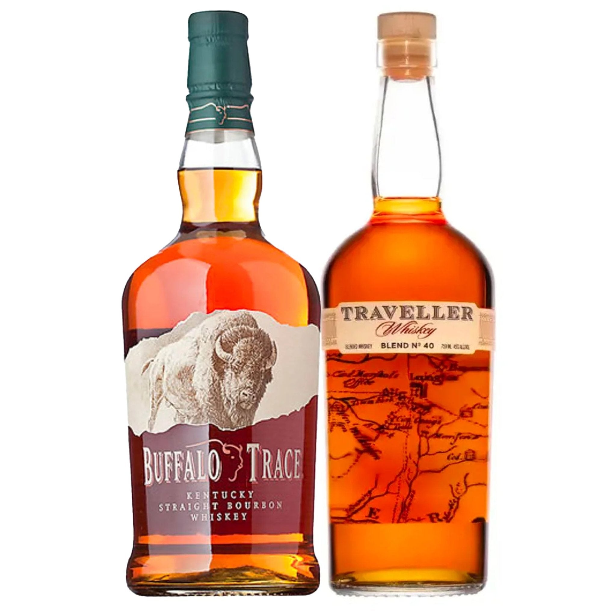 Buffalo Trace & Traveller Blend Whiskey Bundle – Liquor Boutique