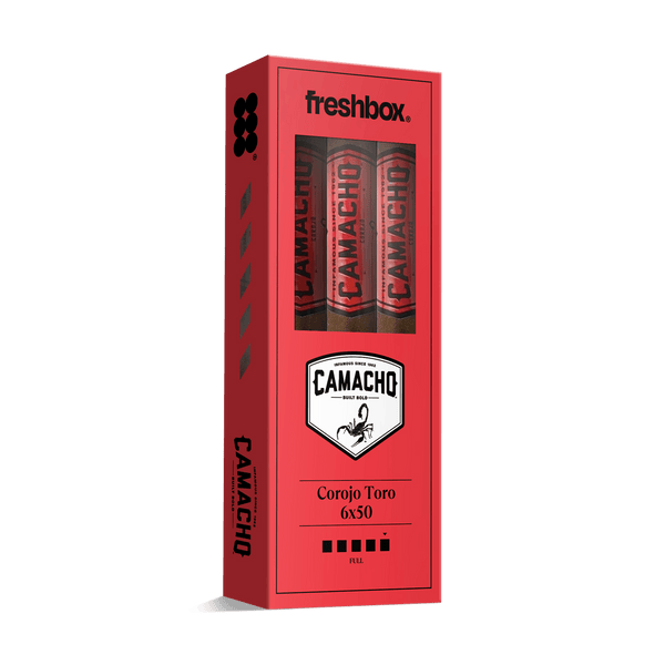Camacho Corojo Toro 6x50 FreshBox | Cigar 3-Pack - Liquor Boutique
