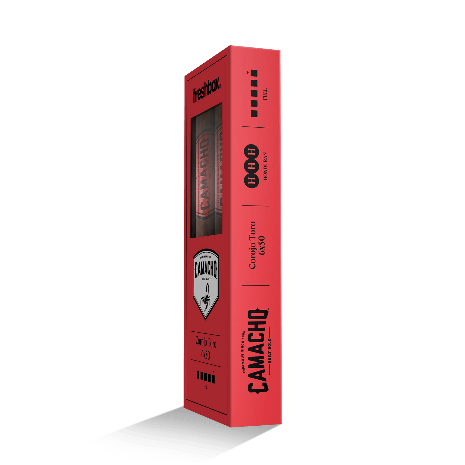 Camacho Corojo Toro 6x50 FreshBox | Cigar 3-Pack - Liquor Boutique
