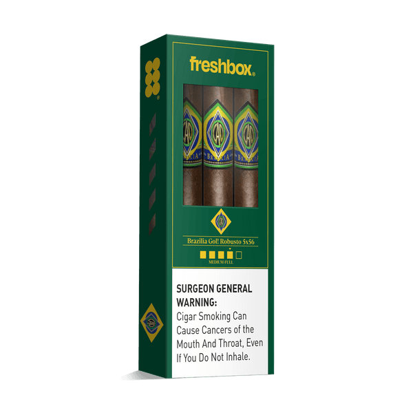 CAO Brazilia Gol! 5x56 FreshBox | Cigar 3-Pack - Liquor Boutique