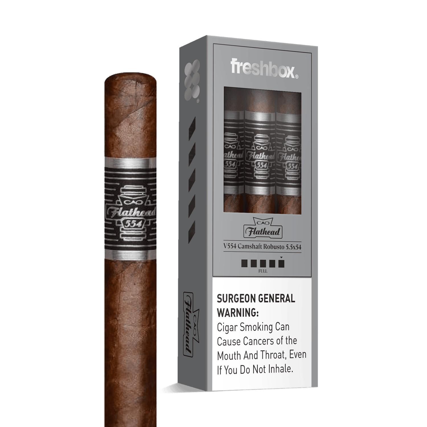CAO Flathead Camshaft V554 5.5x54 FreshBox | Cigar 3-Pack - Liquor Boutique