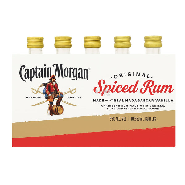 Captain Morgan Orginal Spiced Rum 10 Pack 50ml - Liquor Boutique