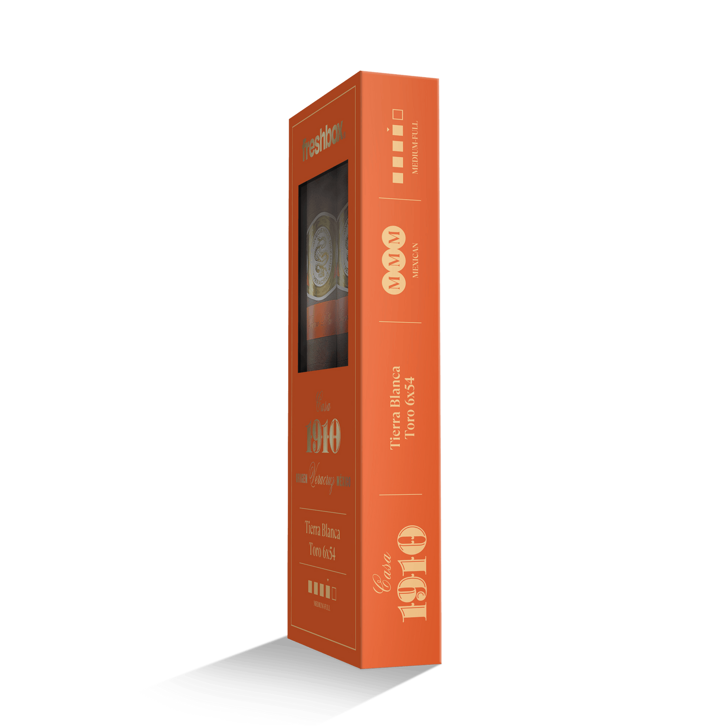 Casa 1910 Tierra Blanca Toro 6x54 FreshBox | Cigar 3-Pack - Liquor Boutique
