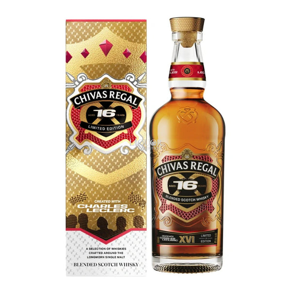 Chivas Regal x Charles Leclerc 16 Year Blended Scotch Whisky 700ml - Liquor Boutique