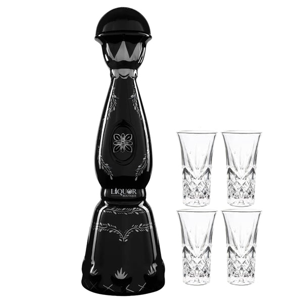 Clase Azul Ultra Tequila with 4 Pack Shot Glass Bundle - Liquor Boutique