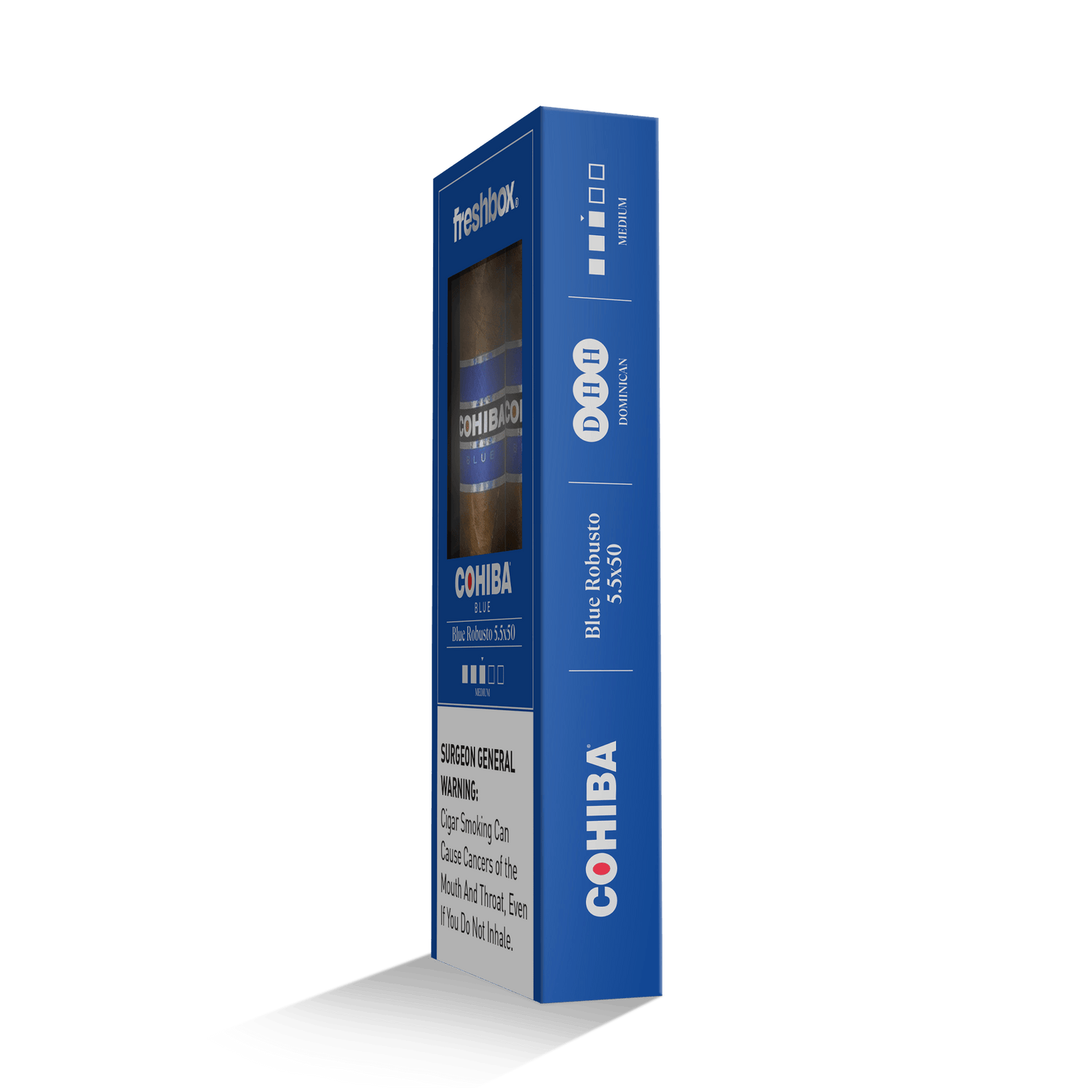 Cohiba Blue Robusto 5.5x50 FreshBox | Cigar 3-Pack - Liquor Boutique