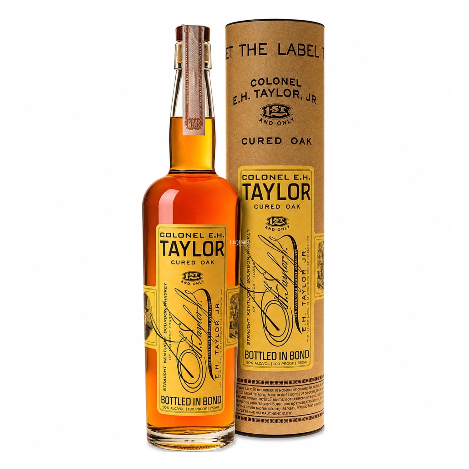 Colonel E.H. Taylor Cured Oak Bourbon Whiskey 750ml - Liquor Boutique