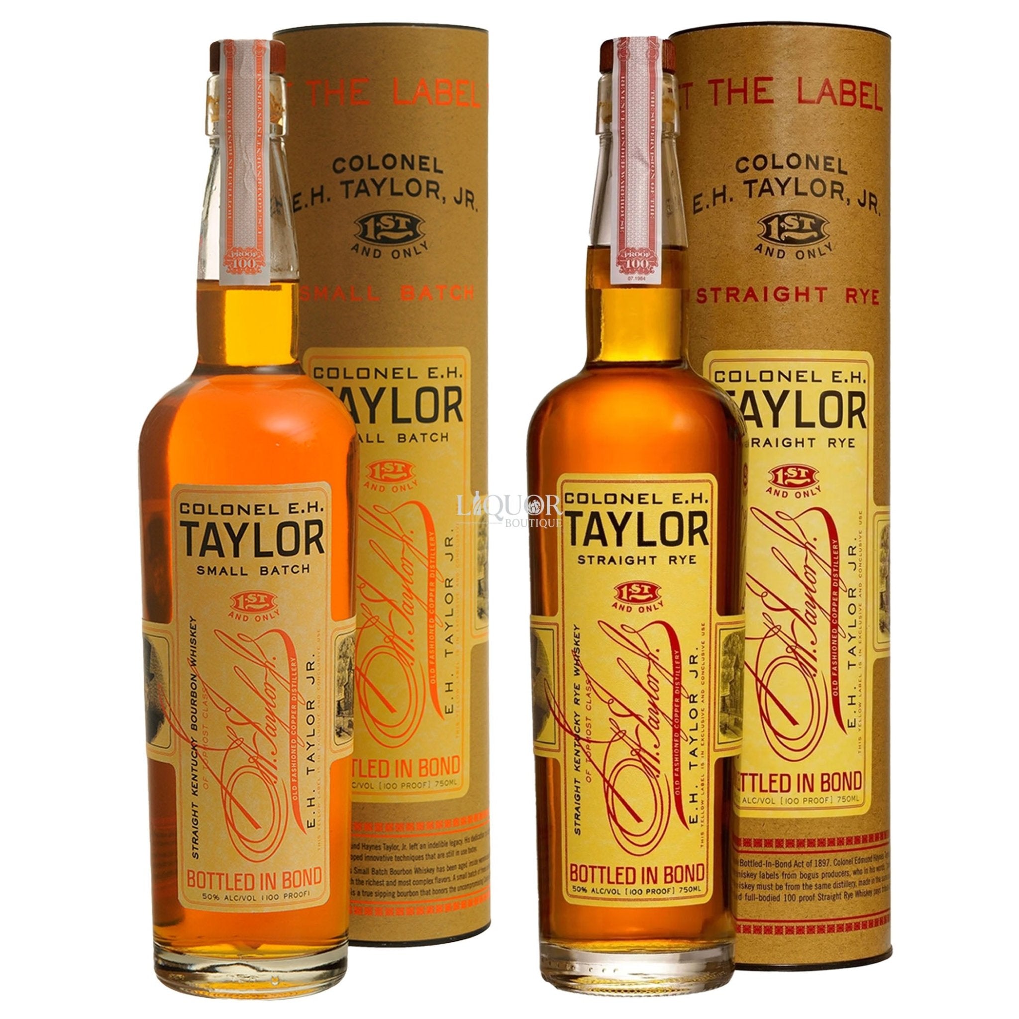 Colonel E.H. Taylor Small Batch & Straight Rye Whiskey Bundle - Liquor Boutique