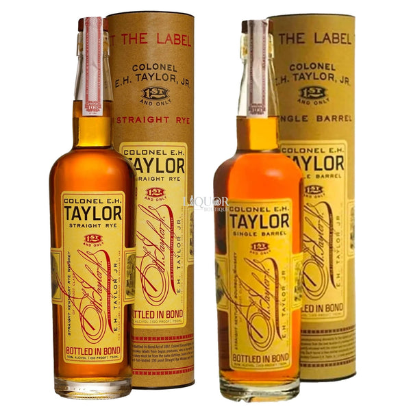 Colonel E.H. Taylor Straight Rye & Single Barrel Whiskey Bundle - Liquor Boutique
