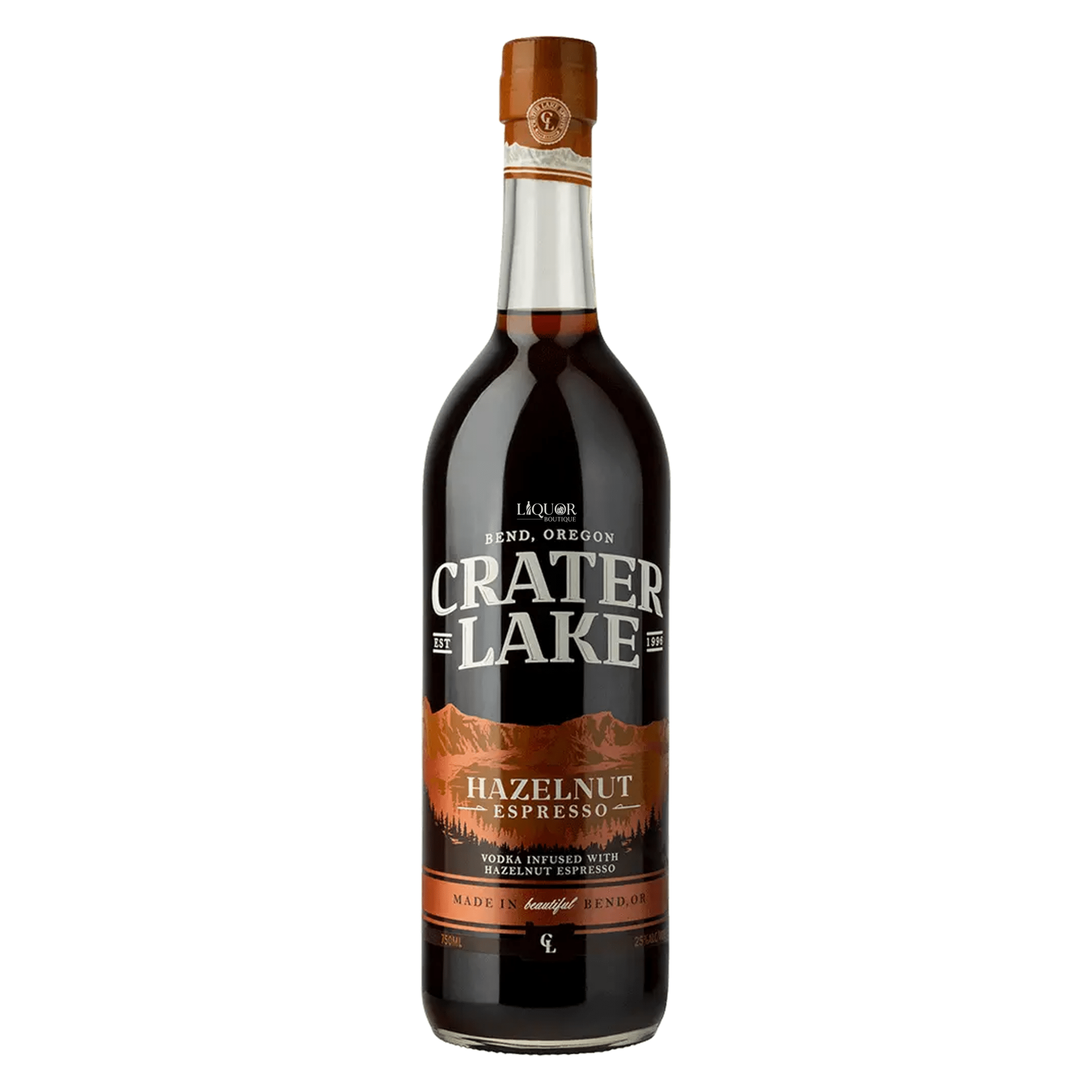 Crater Lake Hazelnut Espresso Vodka - Liquor Boutique