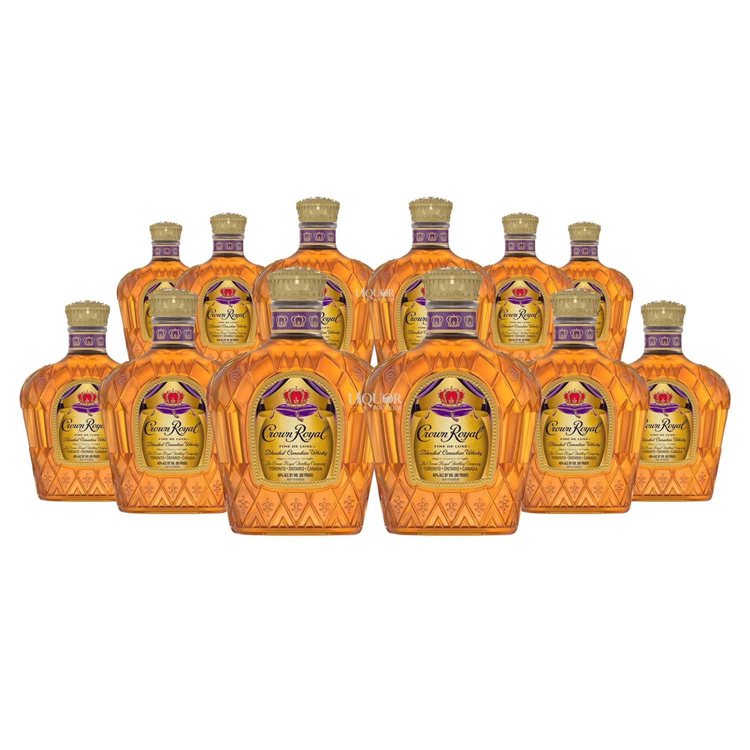 Crown Royal Deluxe Blended Canadian Whisky 750ml - Liquor Boutique