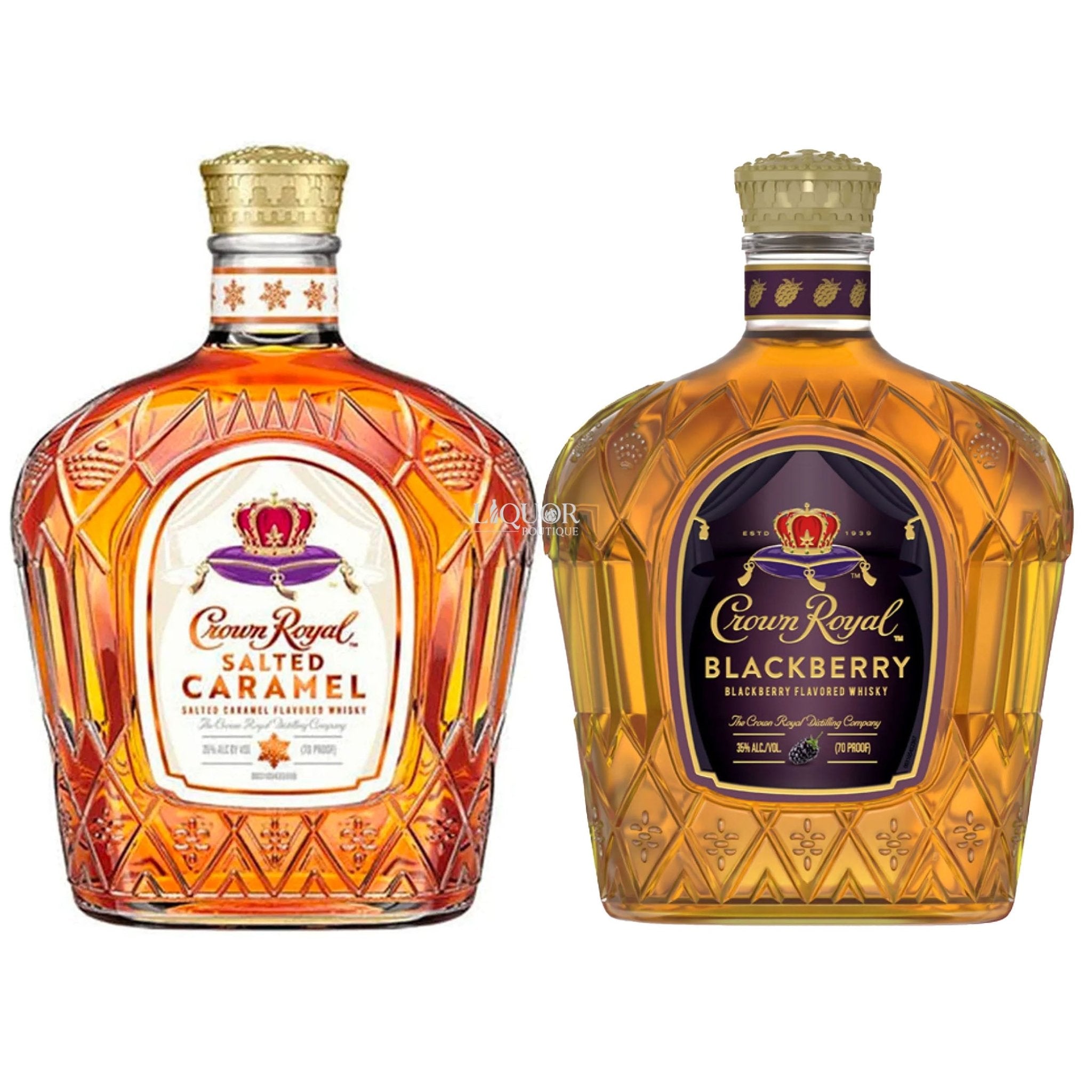 Crown Royal Salted Caramel & Blackberry Bundle - Liquor Boutique