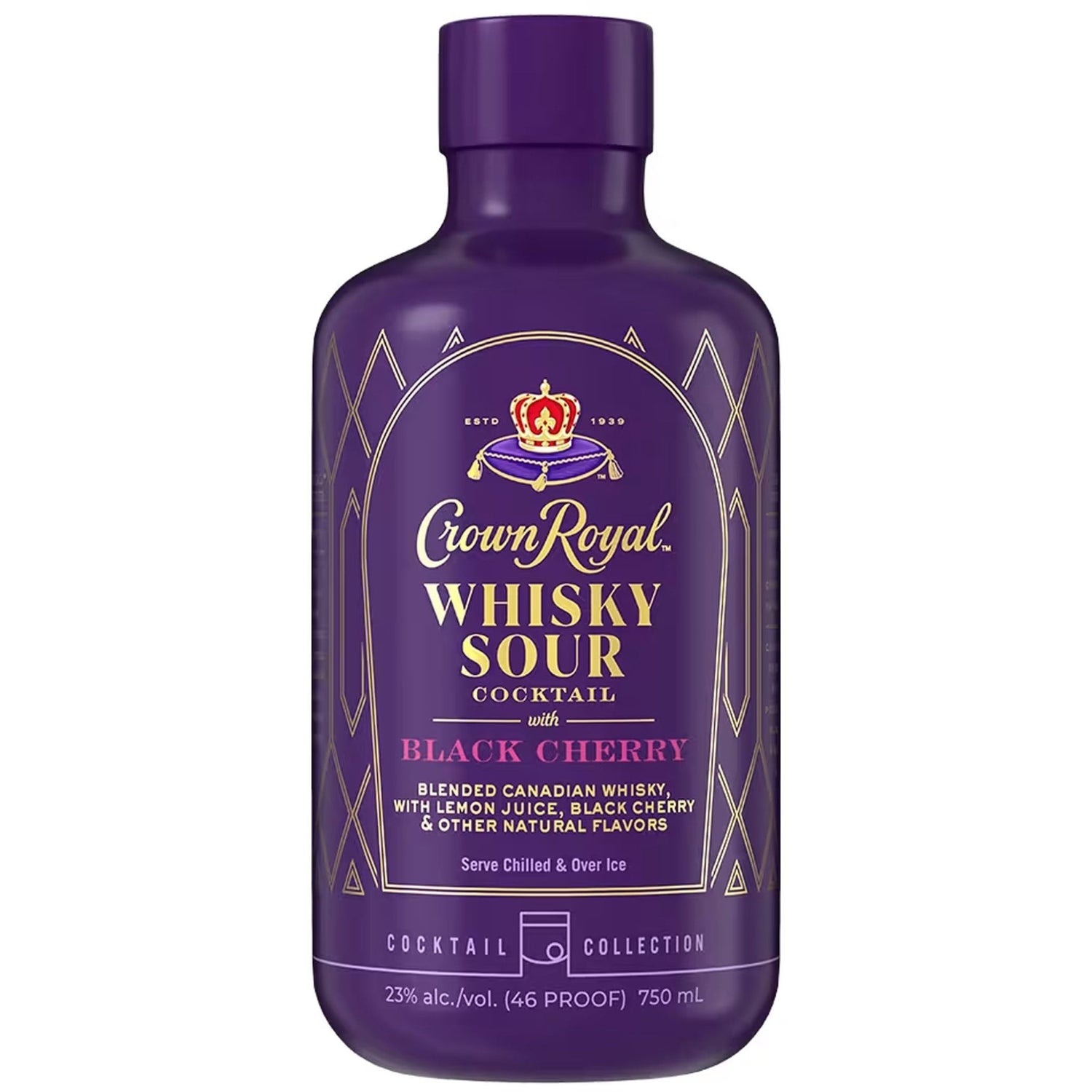 Crown Royal Sour Black Cherry Whiskey 750ml - Liquor Boutique