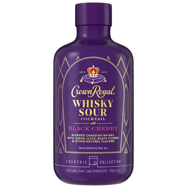 Crown Royal Sour Black Cherry Whiskey 750ml - Liquor Boutique