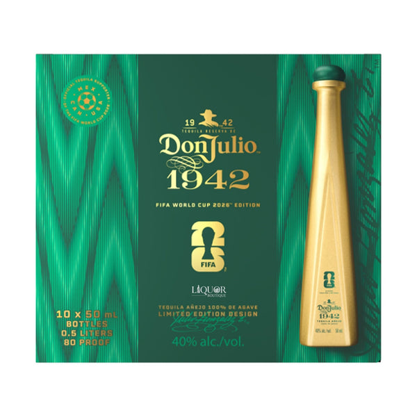 Don Julio 1942 Fifa World Cup 2026 Limited Edition 10 Pack 50ml - Liquor Boutique