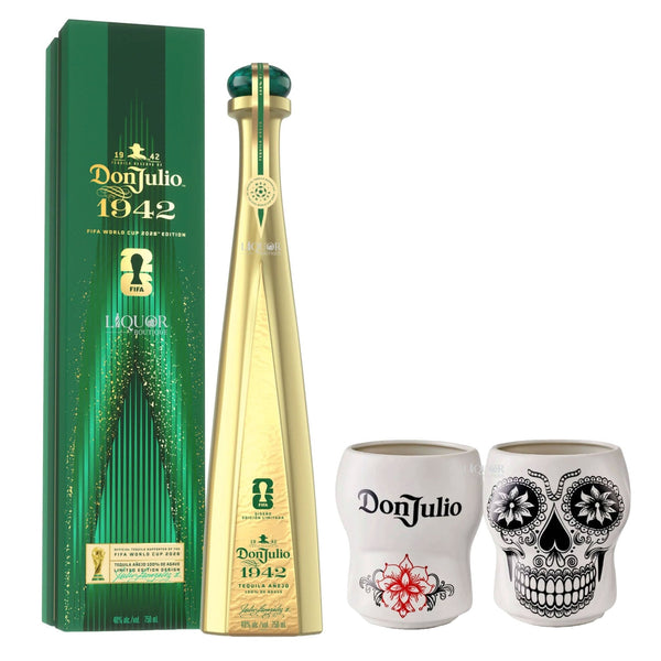 Don Julio 1942 FIFA World Cup 2026 Limited Edition with Skull Mug - Liquor Boutique