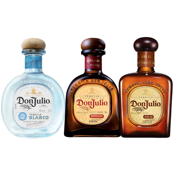 Don Julio Blanco, Reposado, & Añejo Tequila Bundle 750ml - Liquor Boutique