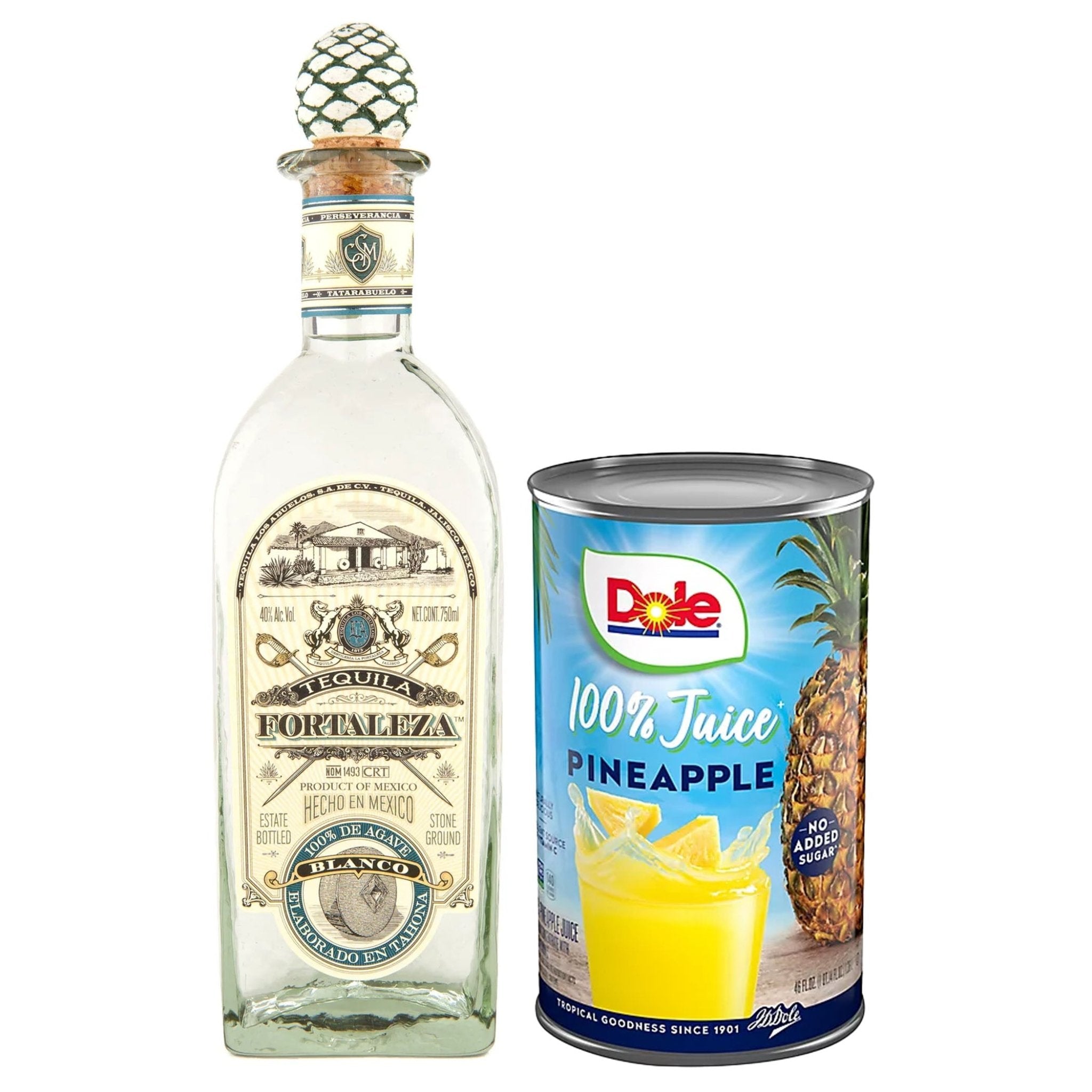 Don's Fortaleza Blanco & Pineapple Juice Bundle - Liquor Boutique