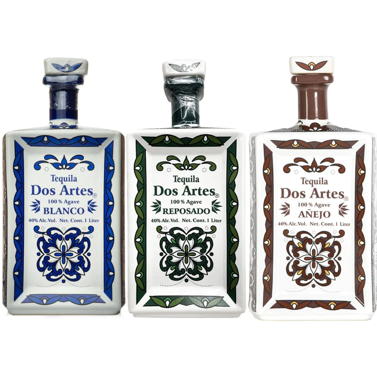 Dos Artes Blanco, Reposado, & Añejo Tequila Bundle - Liquor Boutique