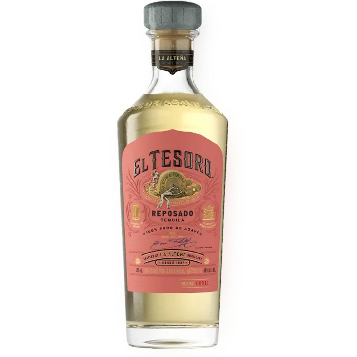 El Tesoro Reposado Tequila 750ml - Liquor Boutique